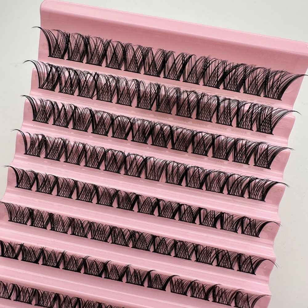 Eyelash Extension Single Lash - Sztuczne rzęsy w formie pęczków, segmentowane,