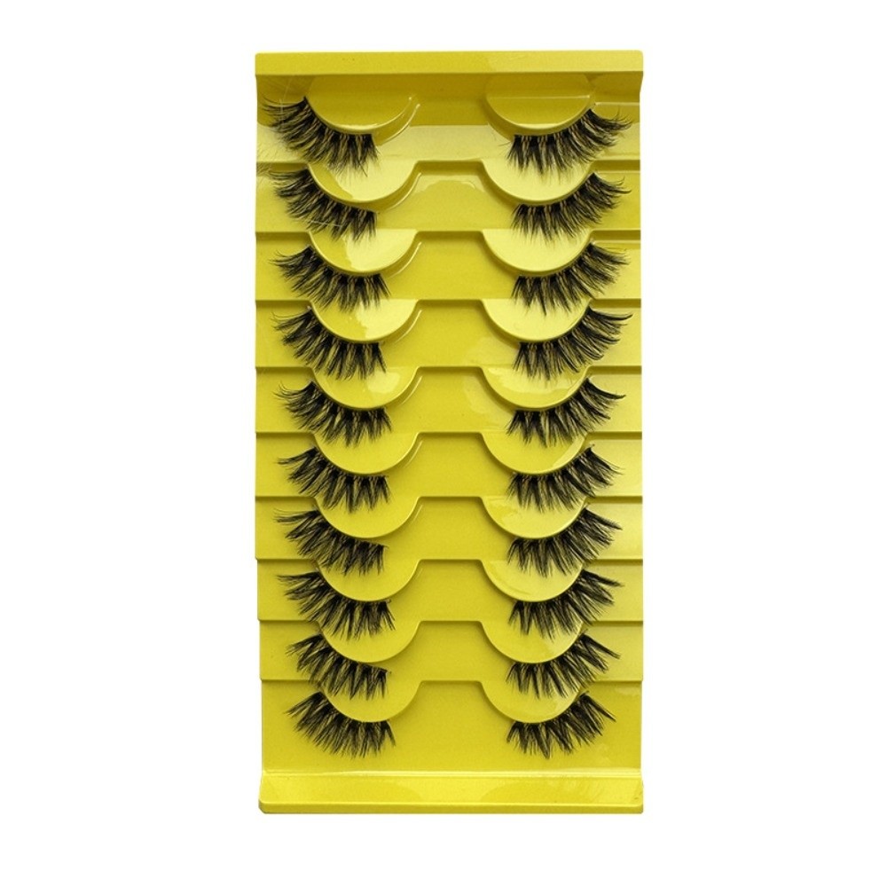Eyelash Extension Volume Cat Eye - 10 par wielokrotnego użytku, dramatycznych sztucznych