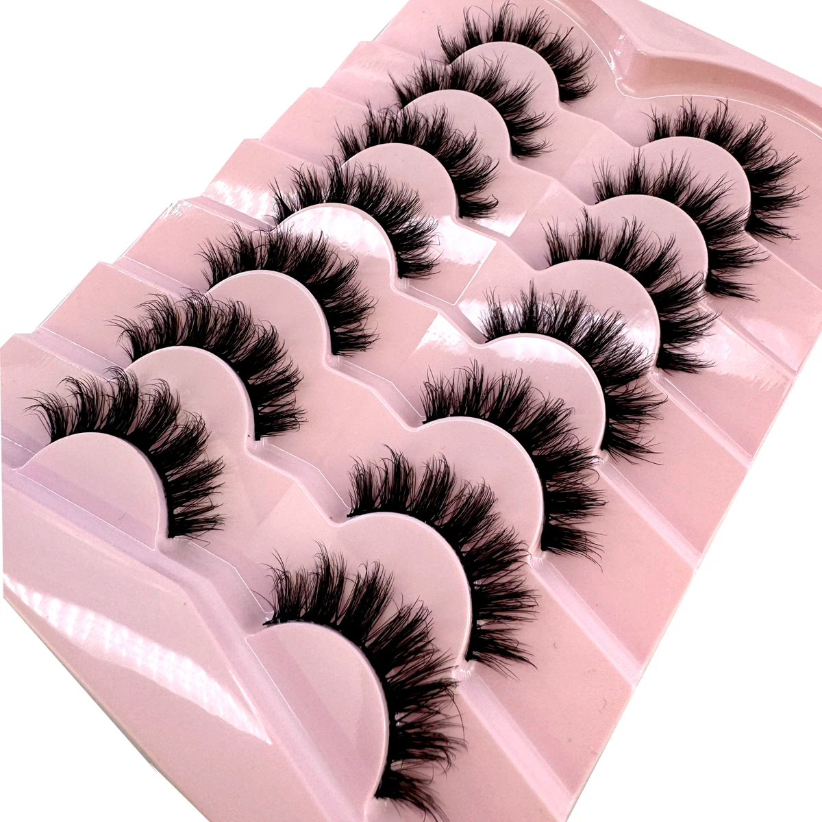 AMSDCN 7 Par Puszystych Sztucz – Eyelash Extension Volume Cat Eye recenzja i cena