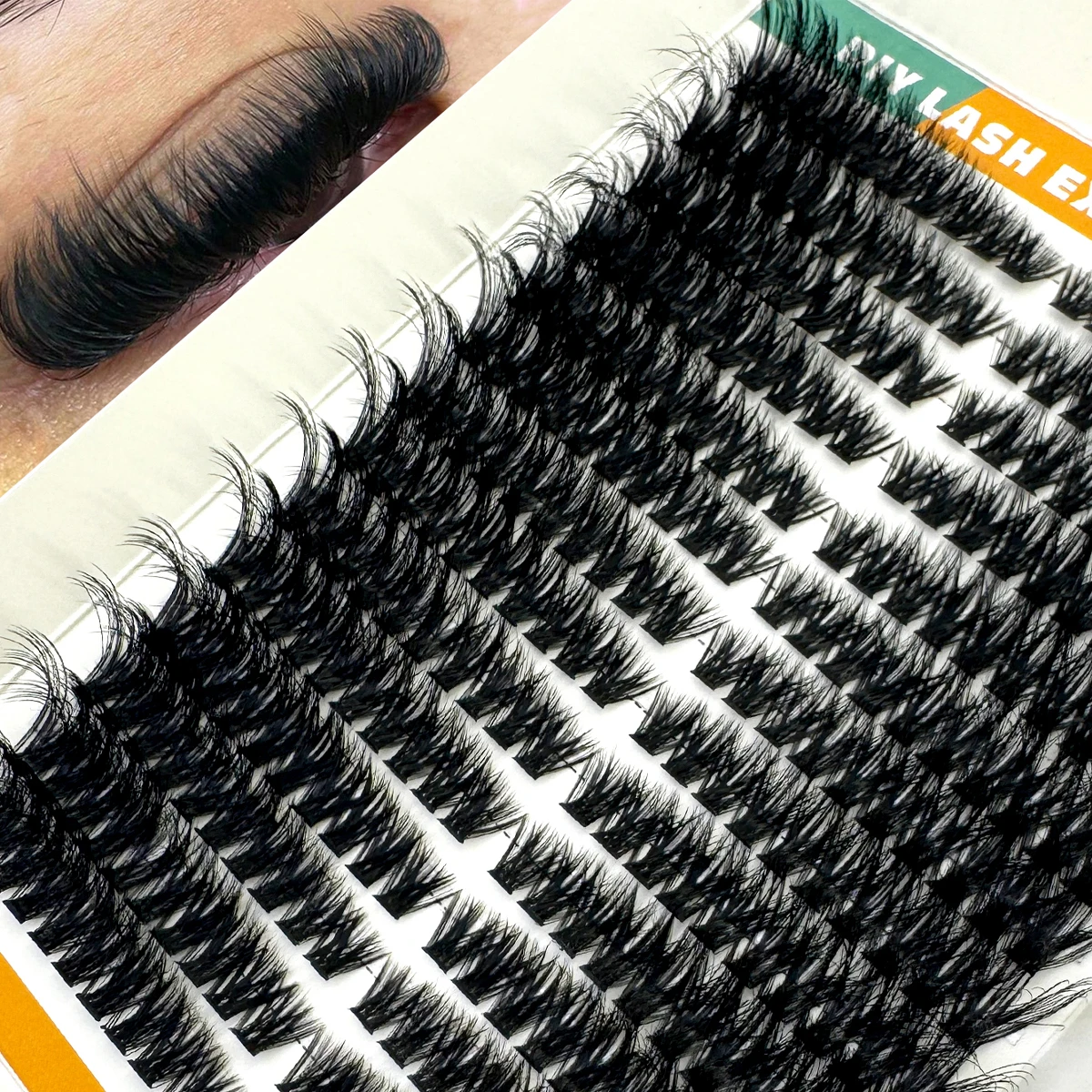 AMSDCN 80D Puszyste Kępki Rzęs – Eyelash Extension Volume Cat Eye recenzja i cena