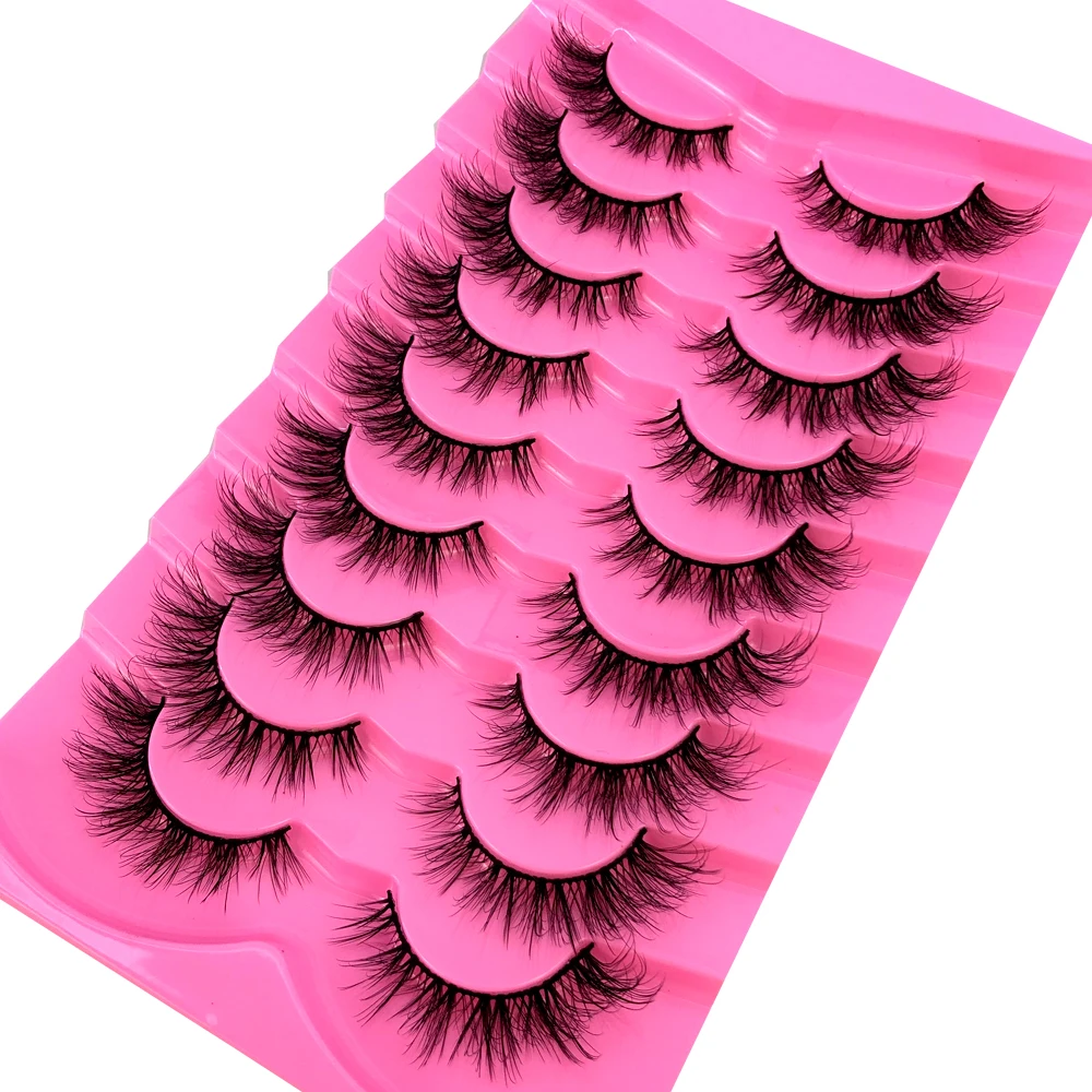 AMSDCN 9 Par Sztucznych Rzęs z – Eyelash Extension Volume Cat Eye recenzja i cena